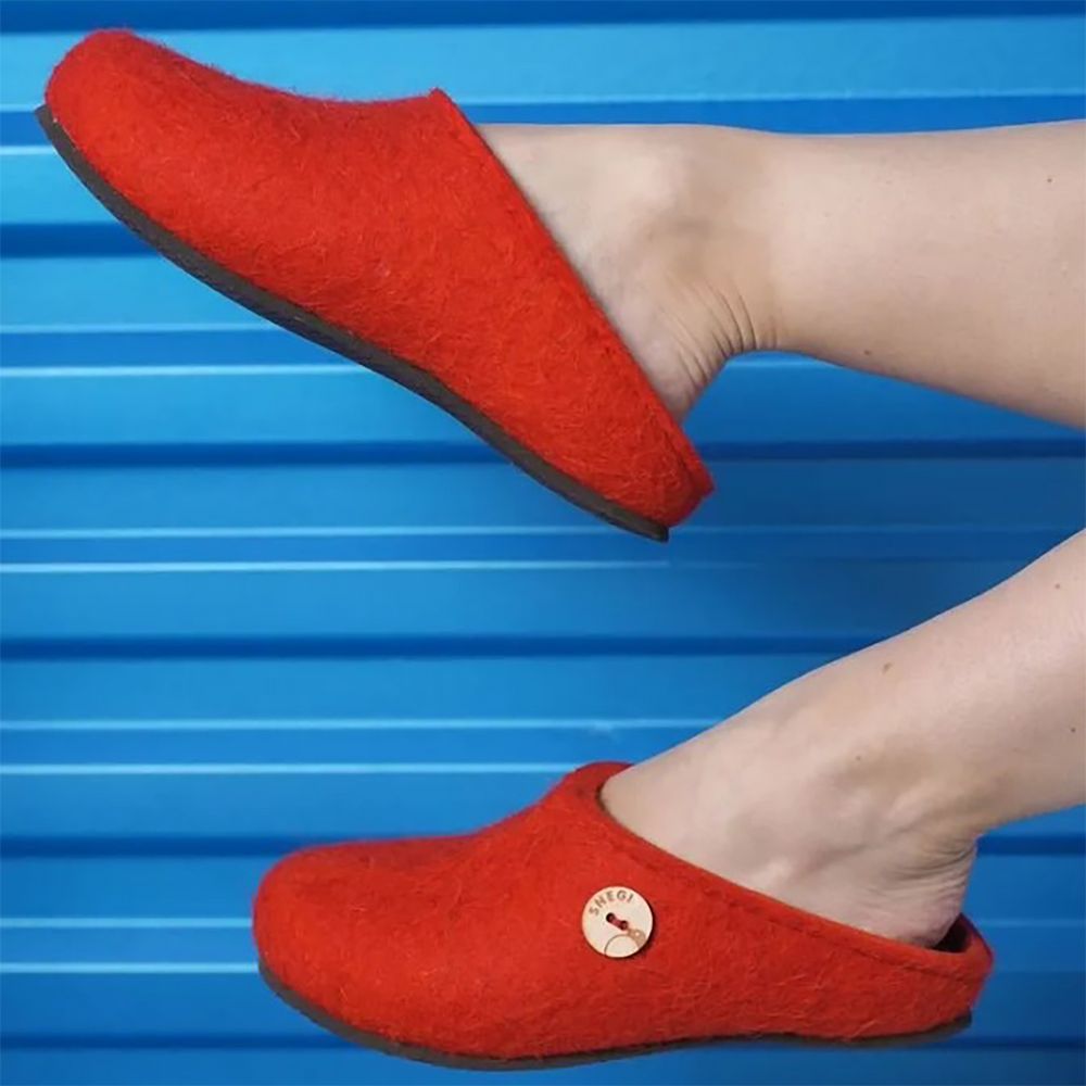 Домашние валенки Step, красные — изображение 9