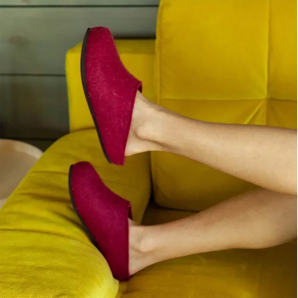 Домашние валенки Step, розовые (вереск) — изображение 10