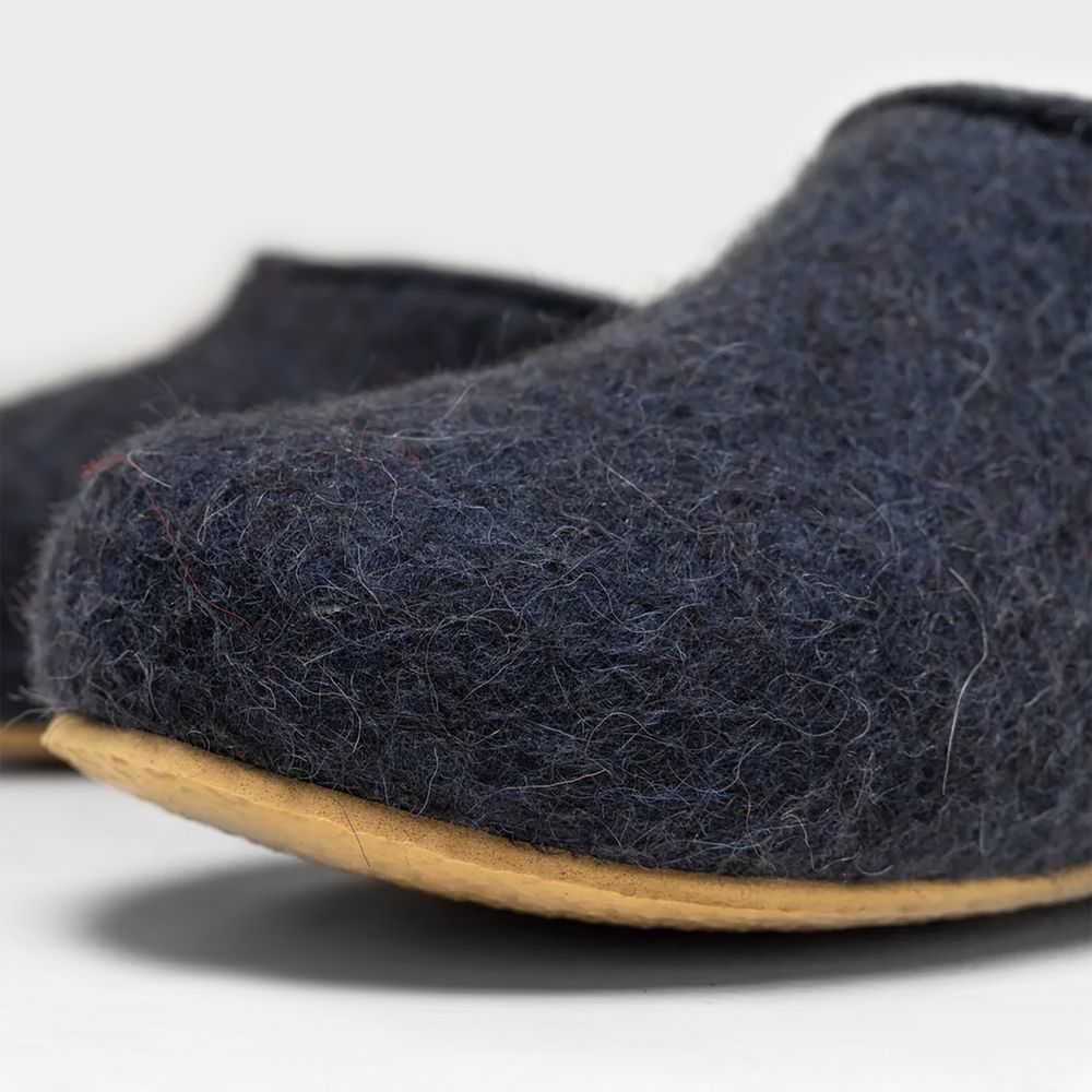 Домашние валенки Wild, темно-синие (клякса) — изображение 3