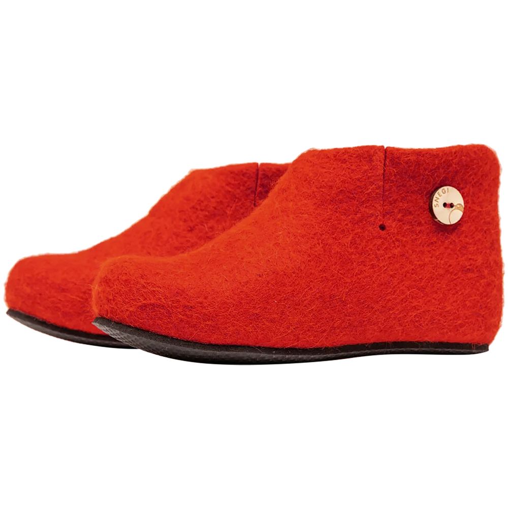 Домашние валенки Wild, красные — изображение 2