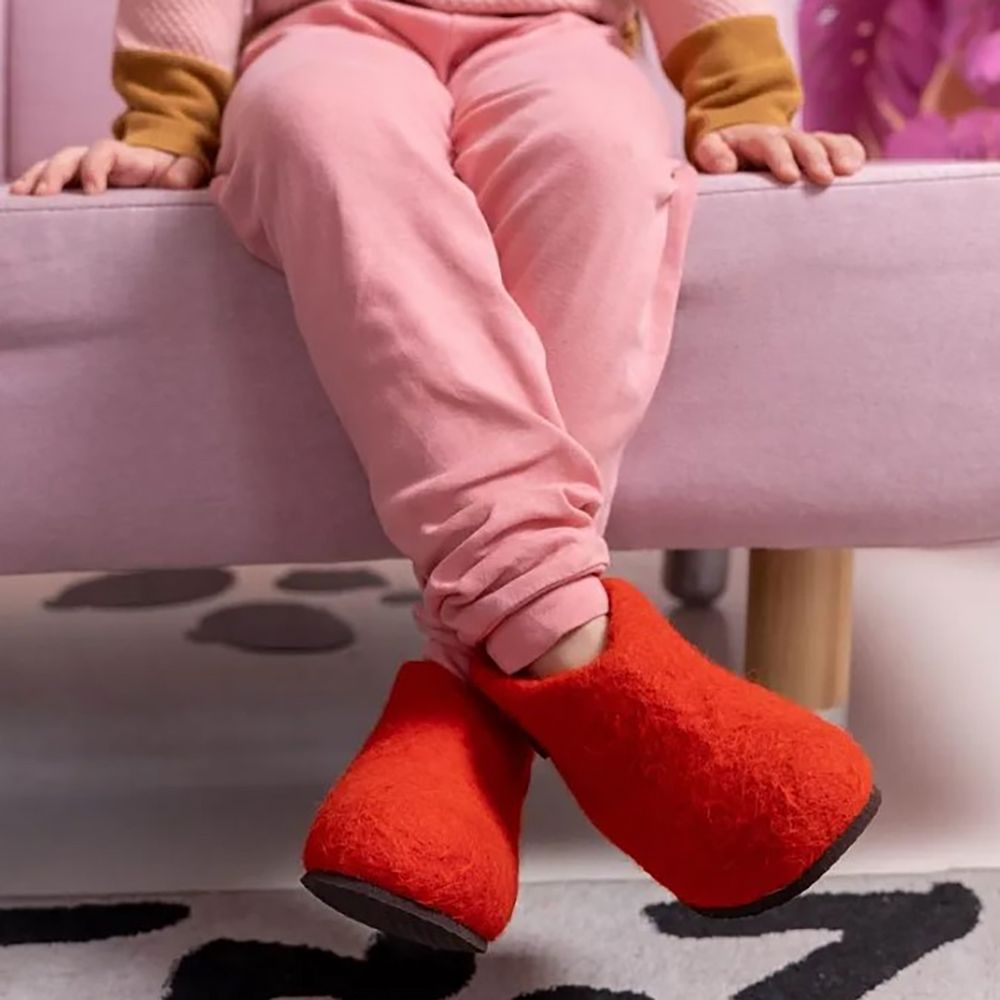 Домашние валенки Wild, красные — изображение 8