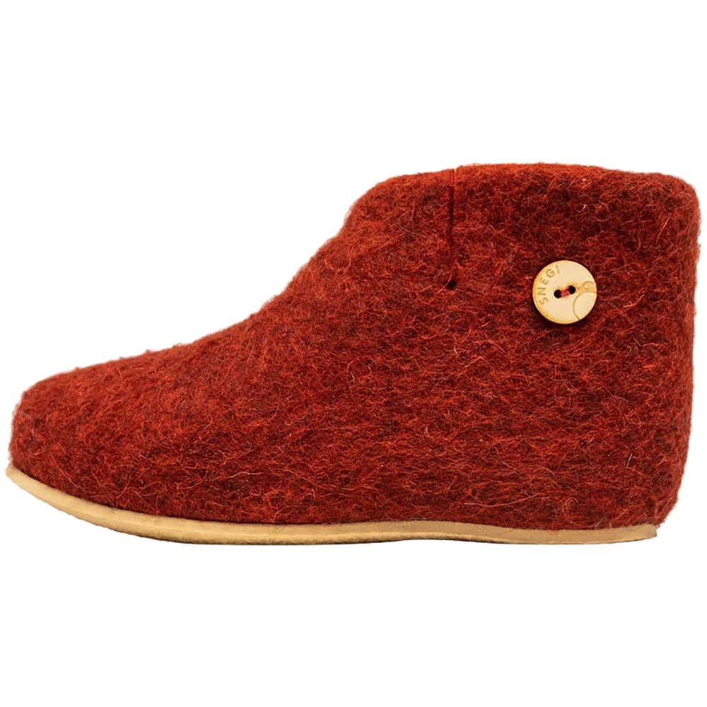 Домашние валенки Wild, красно-коричневые (терракот) — изображение 3