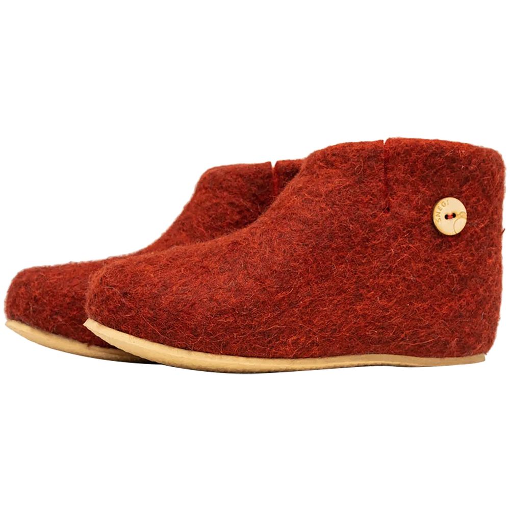 Домашние валенки Wild, красно-коричневые (терракот) — изображение 2