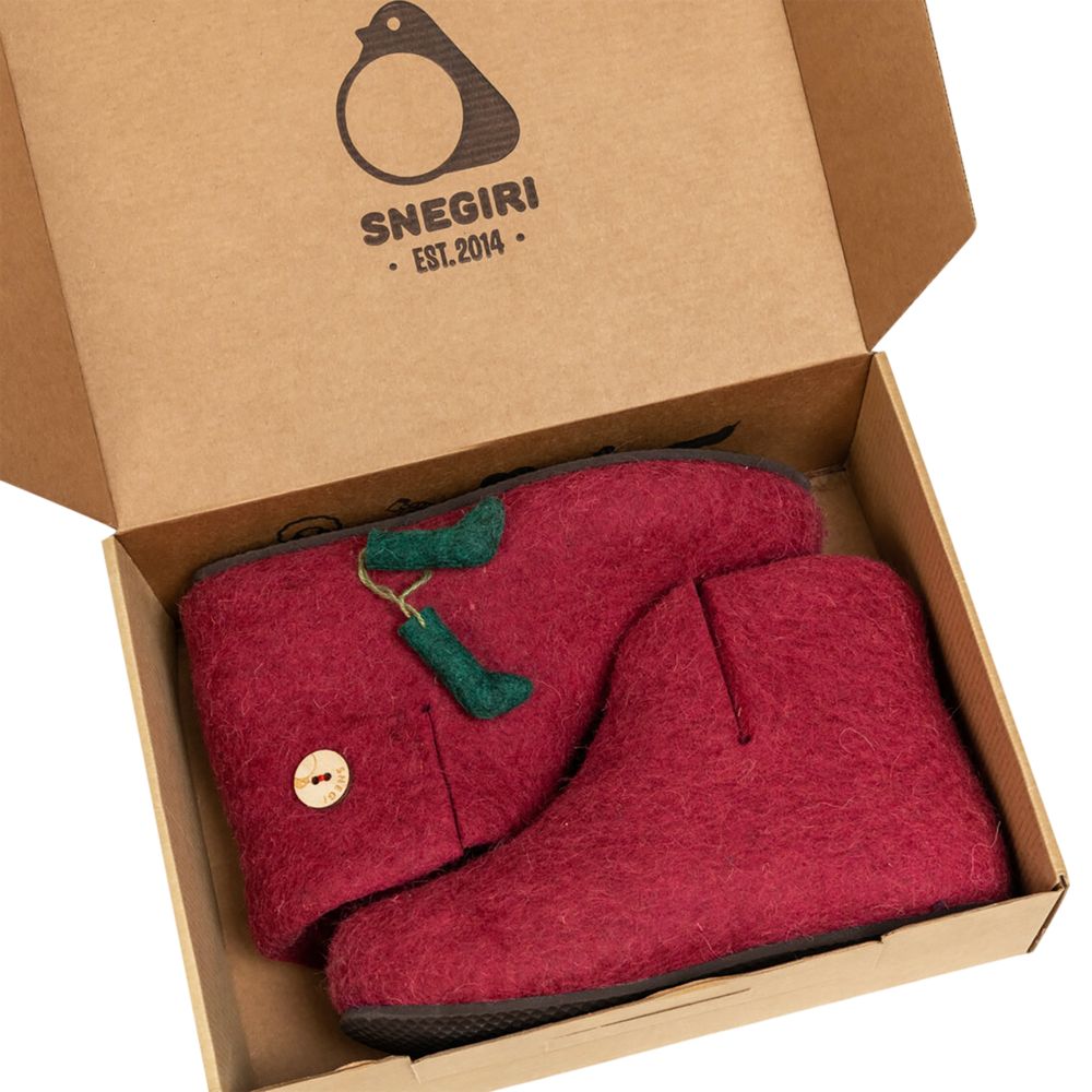 Домашние валенки Wild, розовые (вереск) — изображение 7