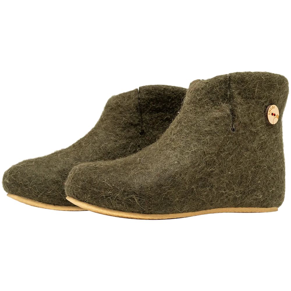 Домашние валенки Wild, зеленые (олива) — изображение 2