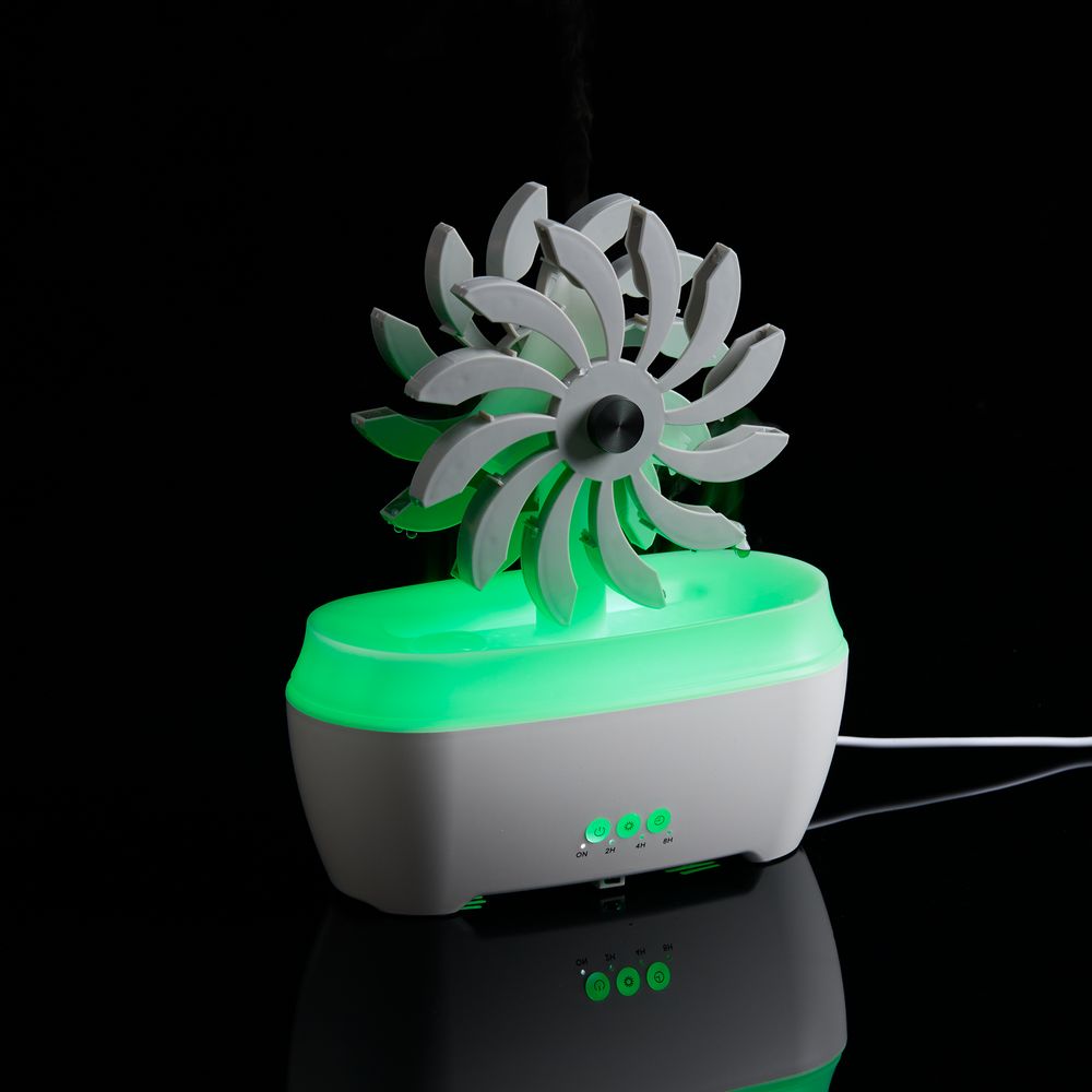 Увлажнитель-ароматизатор Steam Spin, белый с серым — изображение 12