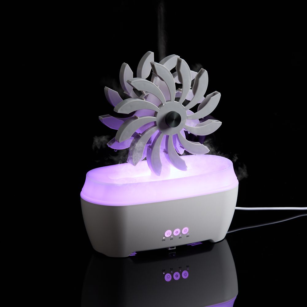 Увлажнитель-ароматизатор Steam Spin, белый с серым — изображение 2