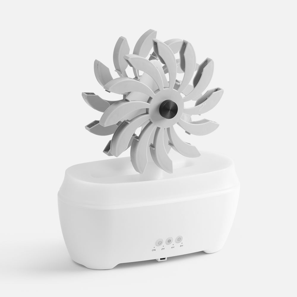 Увлажнитель-ароматизатор Steam Spin, белый с серым — изображение 3