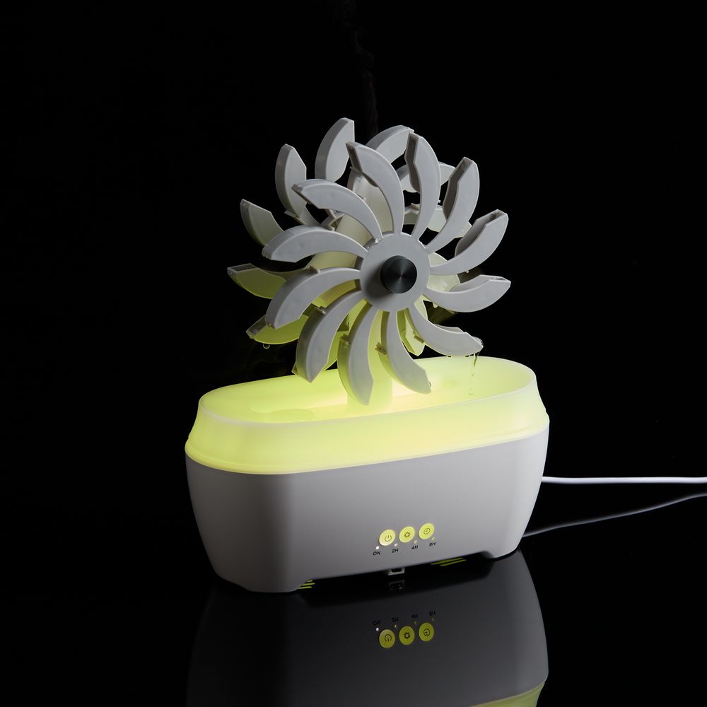 Увлажнитель-ароматизатор Steam Spin, белый с серым — изображение 9