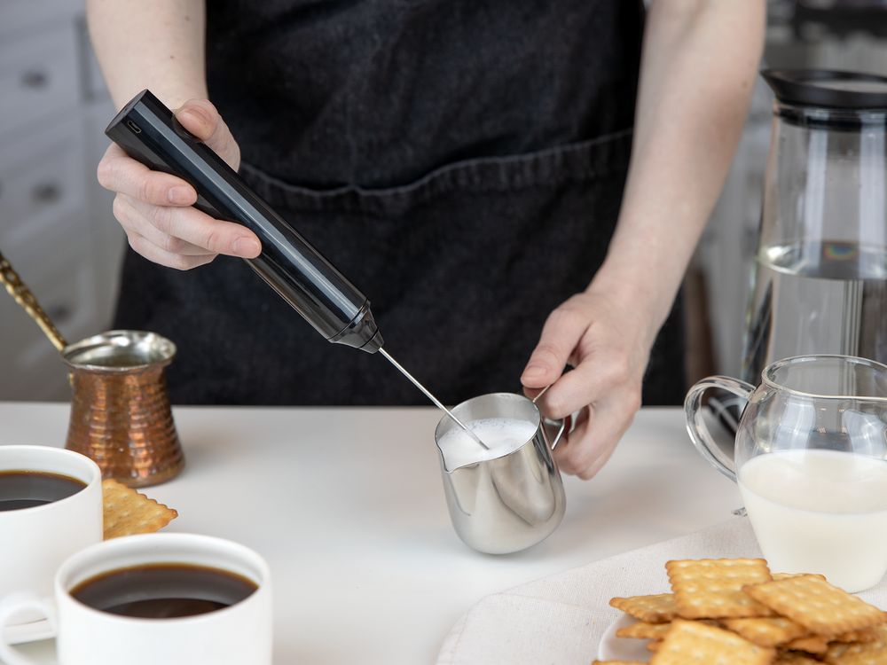 Беспроводной вспениватель молока Cuptavia, черный — изображение 7