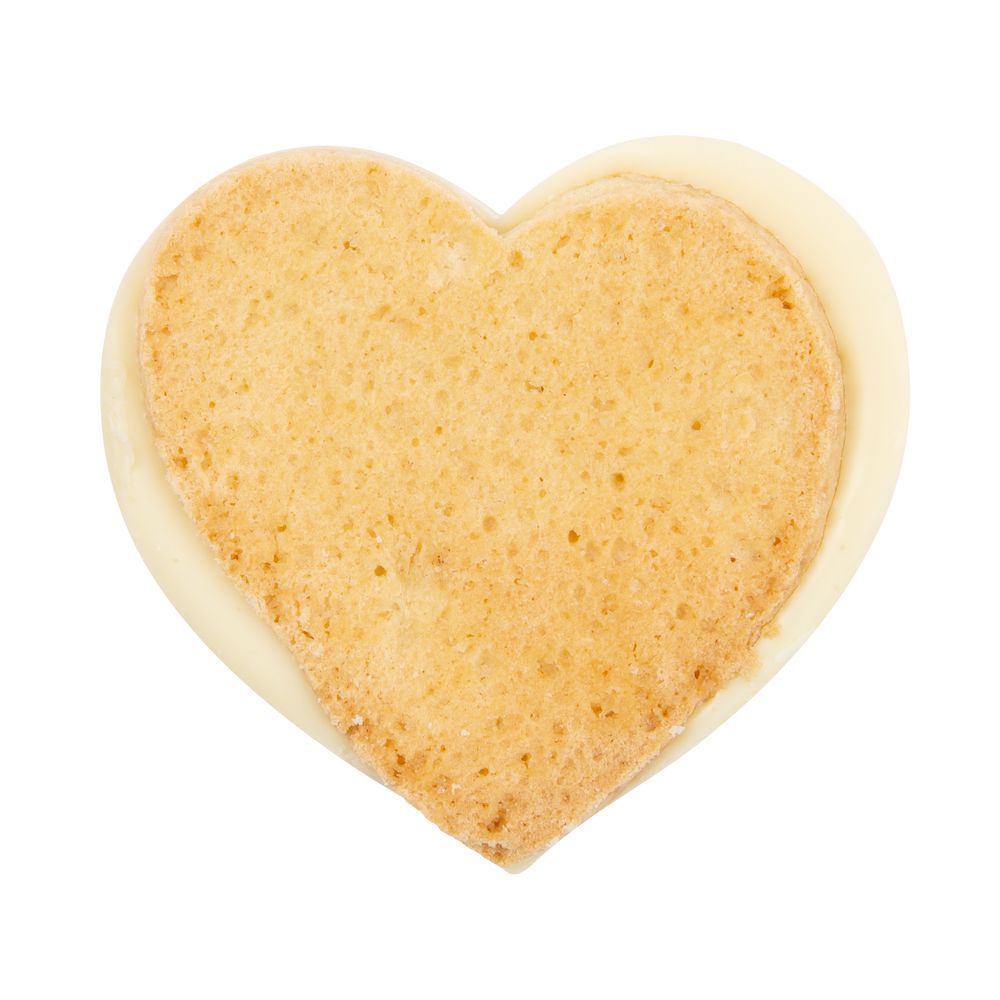 Печенье Dream White в белом шоколаде, сердце — изображение 5