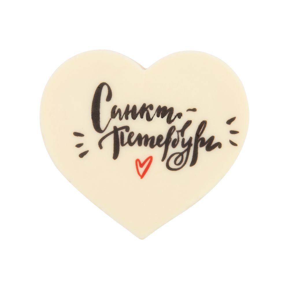 Печенье Dream White в белом шоколаде, сердце — изображение 3