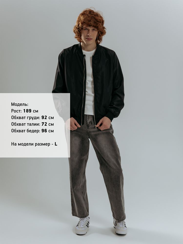 Бомбер Wigton, черный — изображение 14