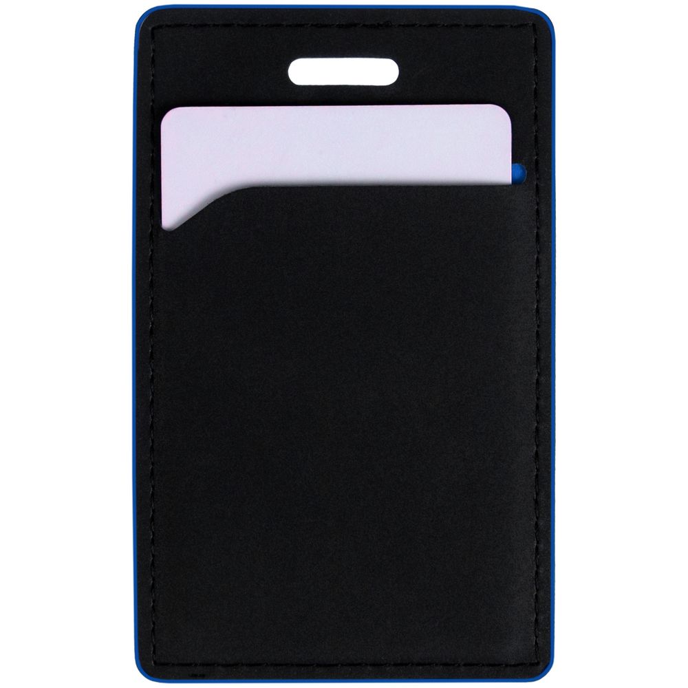 Чехол для пропуска Multimo, черный с синим — изображение 4