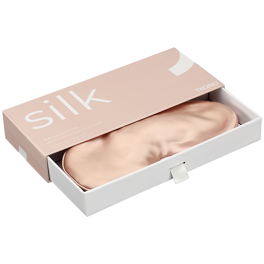 Маска для сна Essential, розовая (пыльная роза) — изображение 3