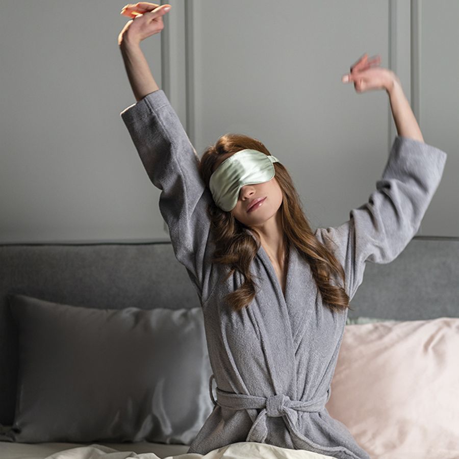 Маска для сна Essential, мятная — изображение 6