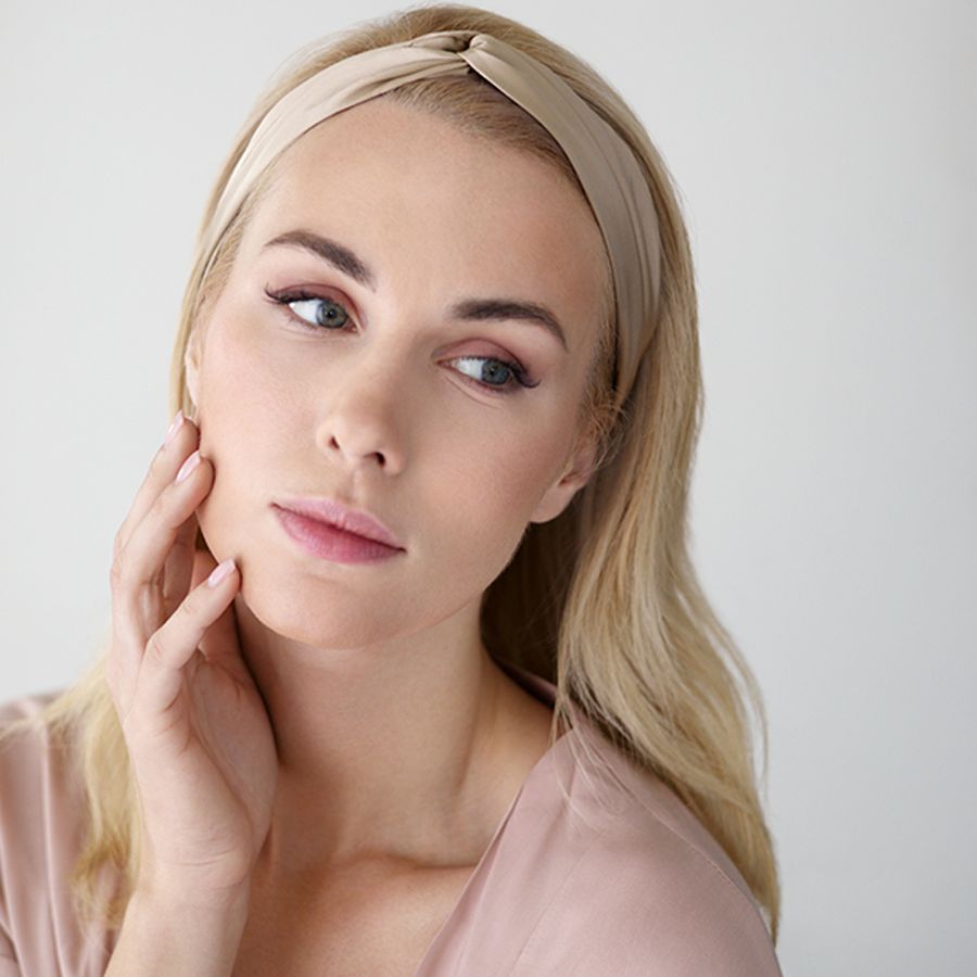 Повязка для волос Essential, бежевая — изображение 6