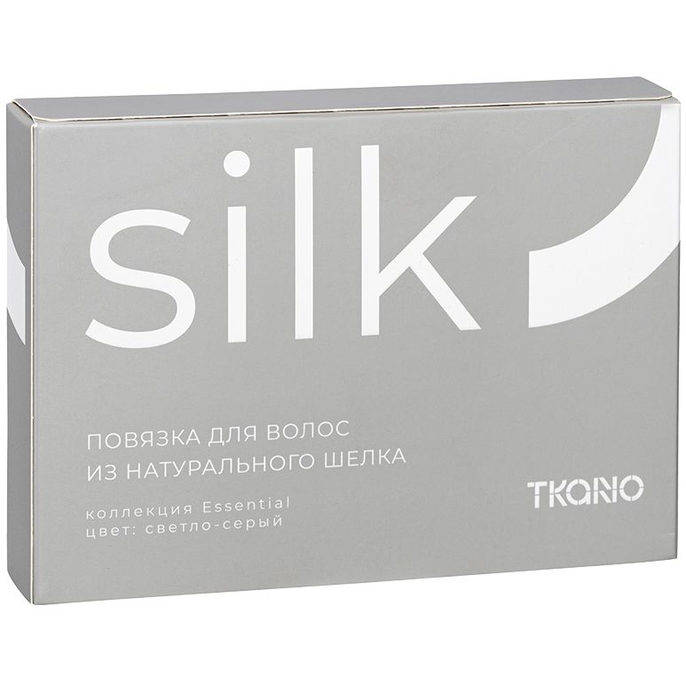 Повязка для волос Essential, светло-серая — изображение 6