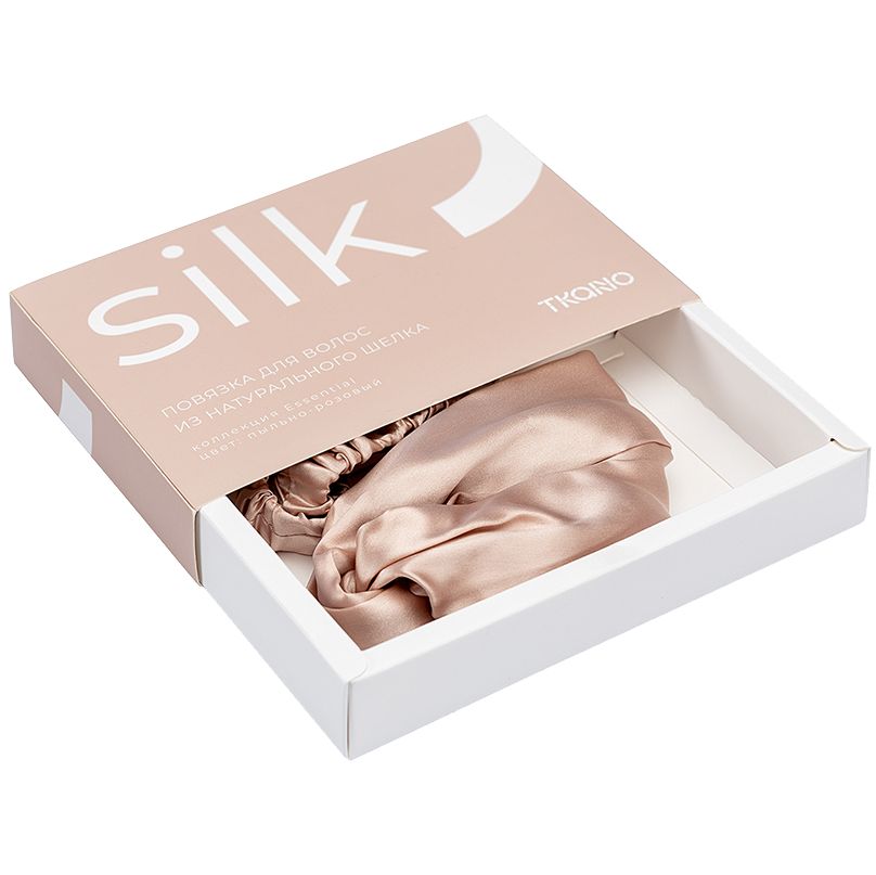 Повязка для волос Essential, розовая (пыльная роза) — изображение 5