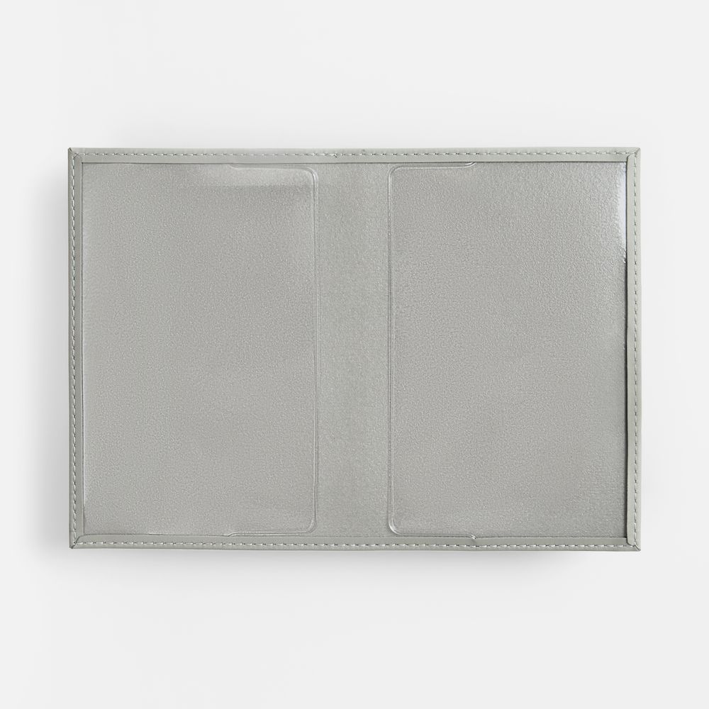 Обложка для паспорта Shall, ver. 2, серая — изображение 4