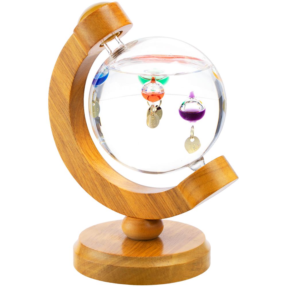 Термометр-шар «Галилео» в деревянном корпусе — изображение 3