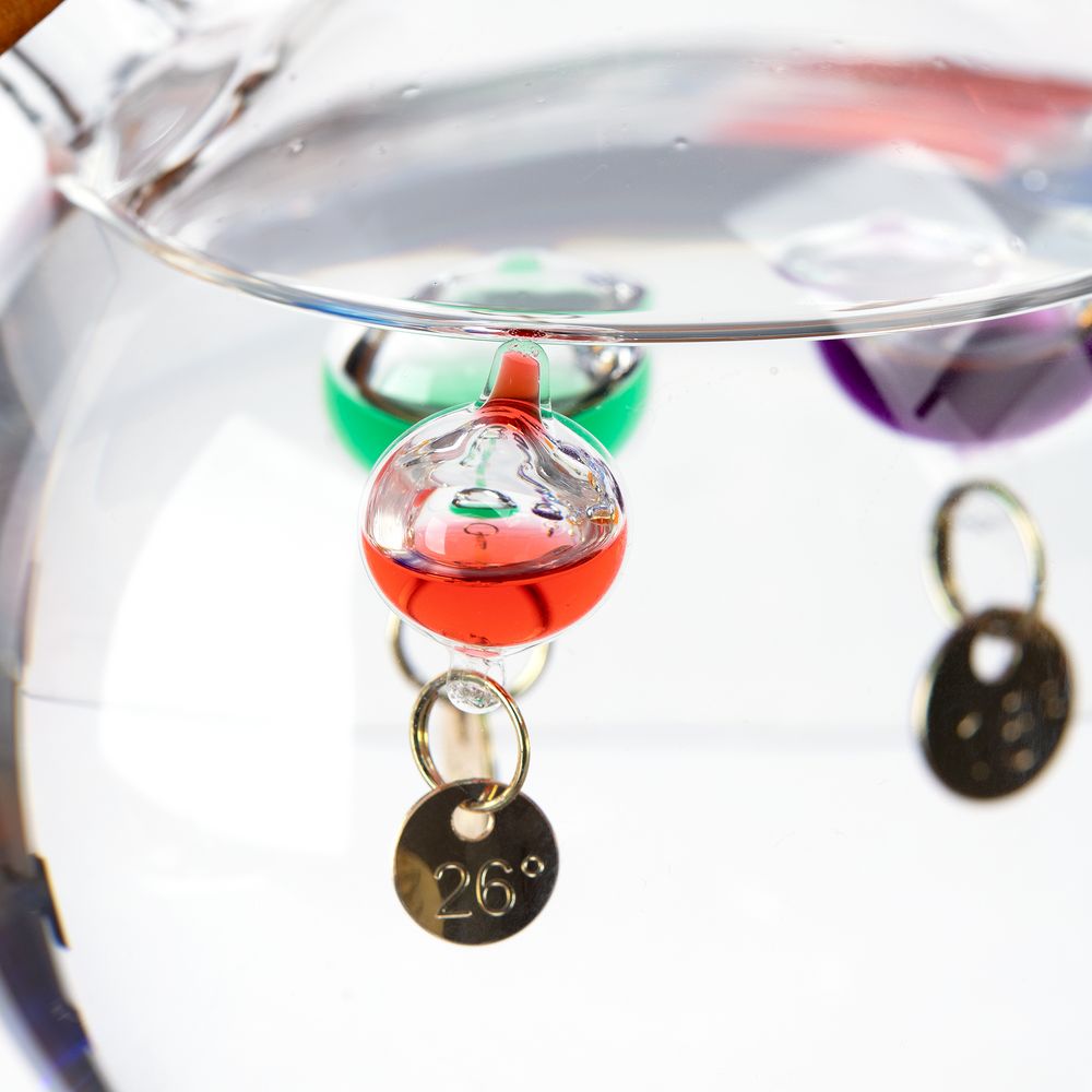 Термометр-шар «Галилео» в деревянном корпусе — изображение 6