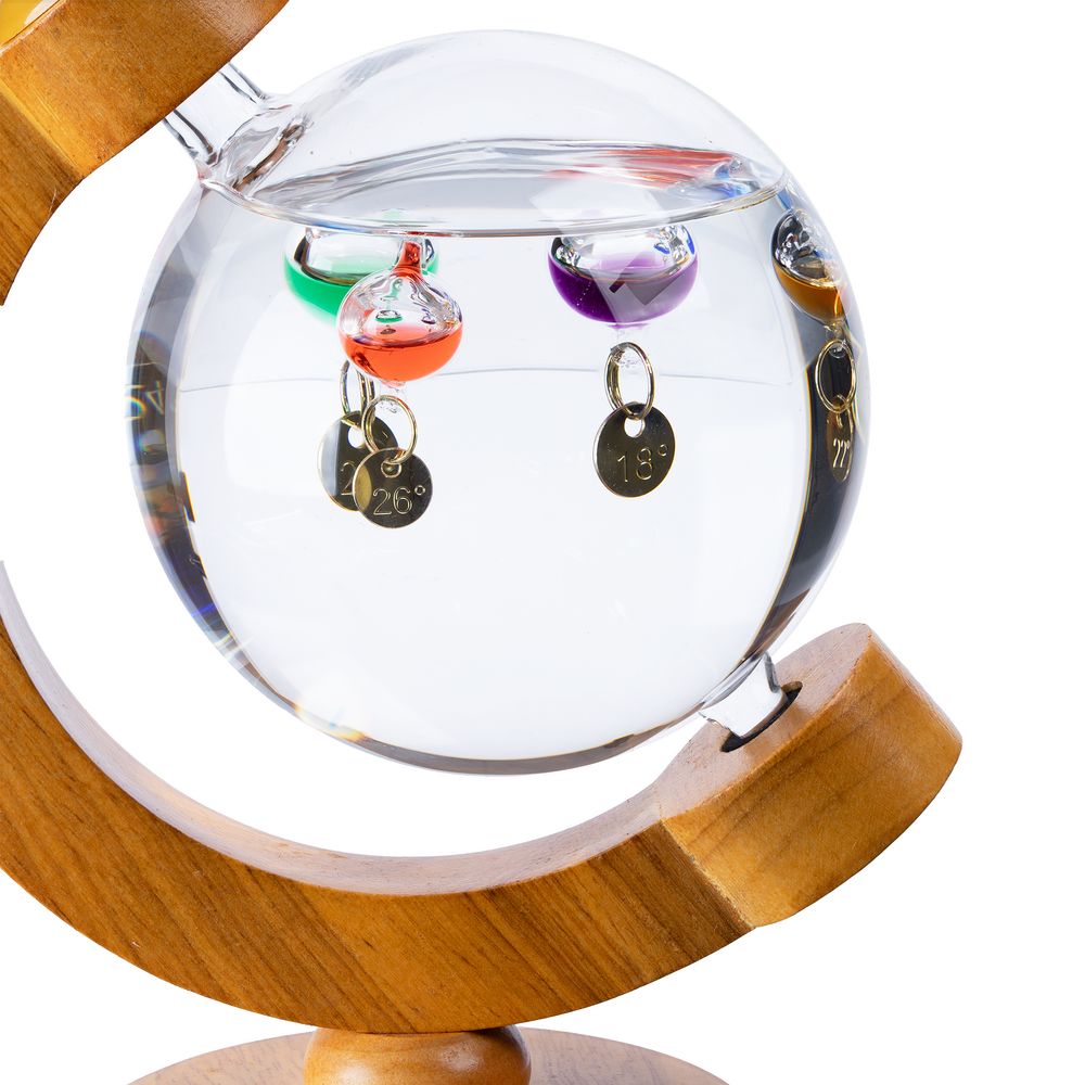 Термометр-шар «Галилео» в деревянном корпусе — изображение 5