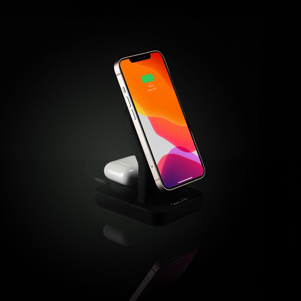 Зарядная станция с подсветкой Cooper Duo, черная — изображение 11