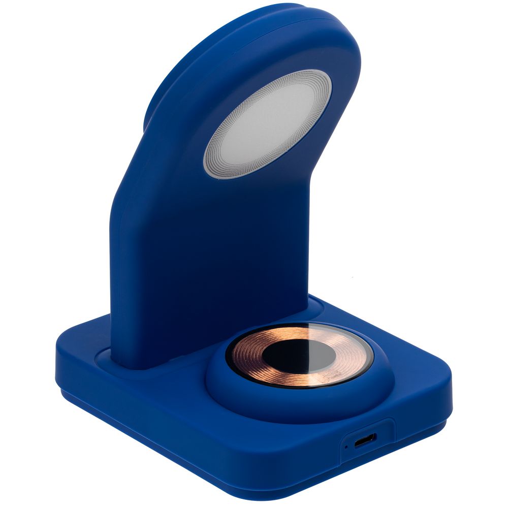 Зарядная станция с подсветкой Cooper Duo, синяя — изображение 4
