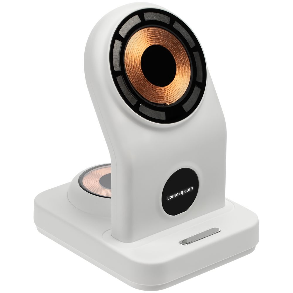 Зарядная станция с подсветкой Cooper Duo, белая — изображение 3