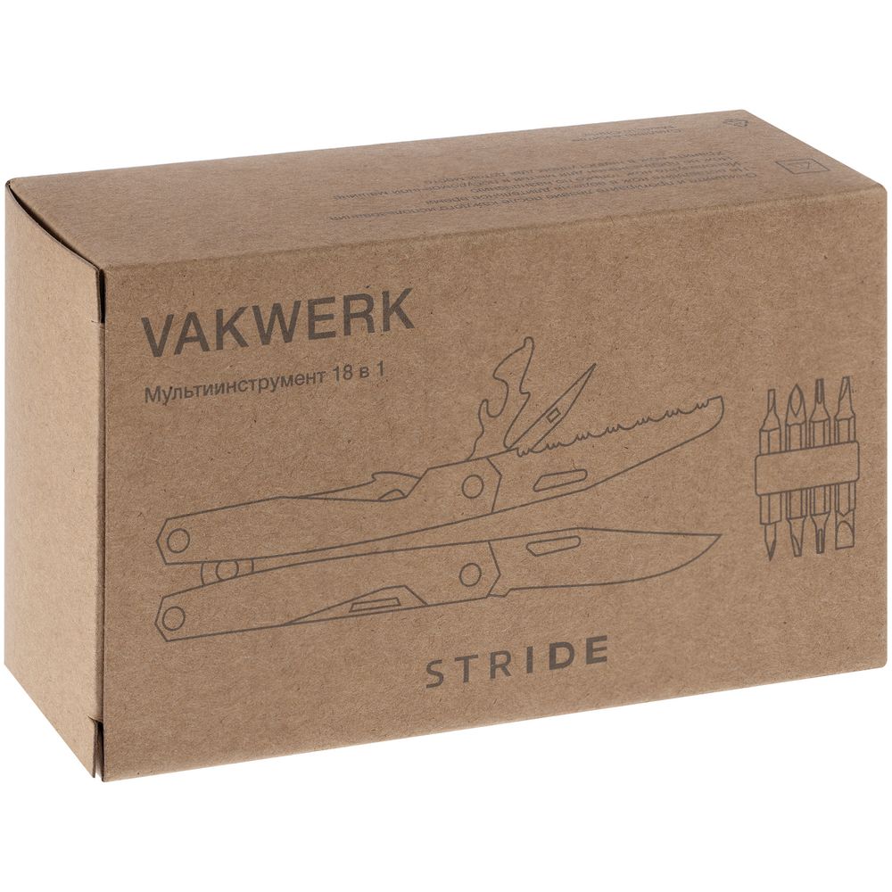 Мультиинструмент Vakwerk, серебристый — изображение 11