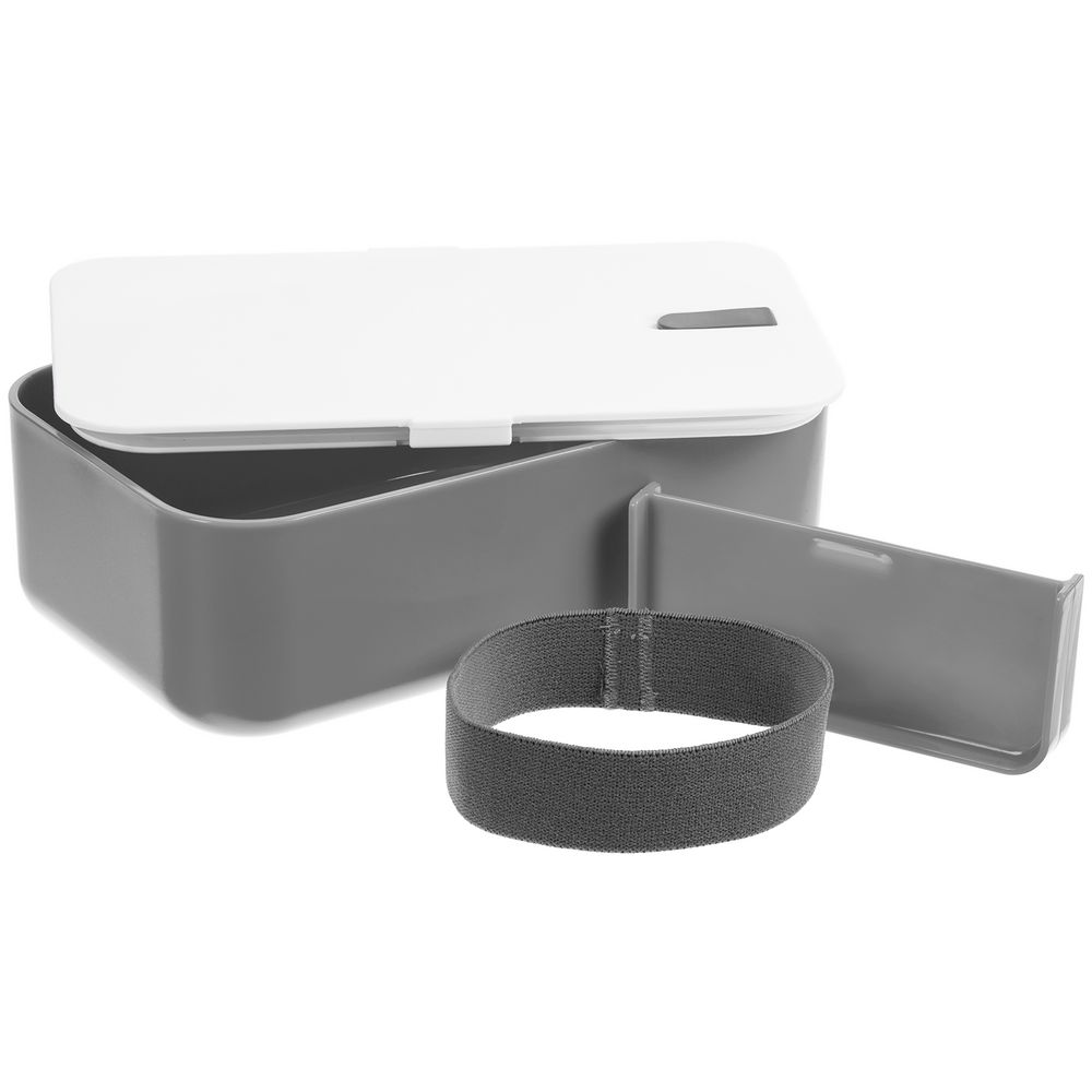 Ланчбокс Lunch Hour, белый с серым — изображение 7