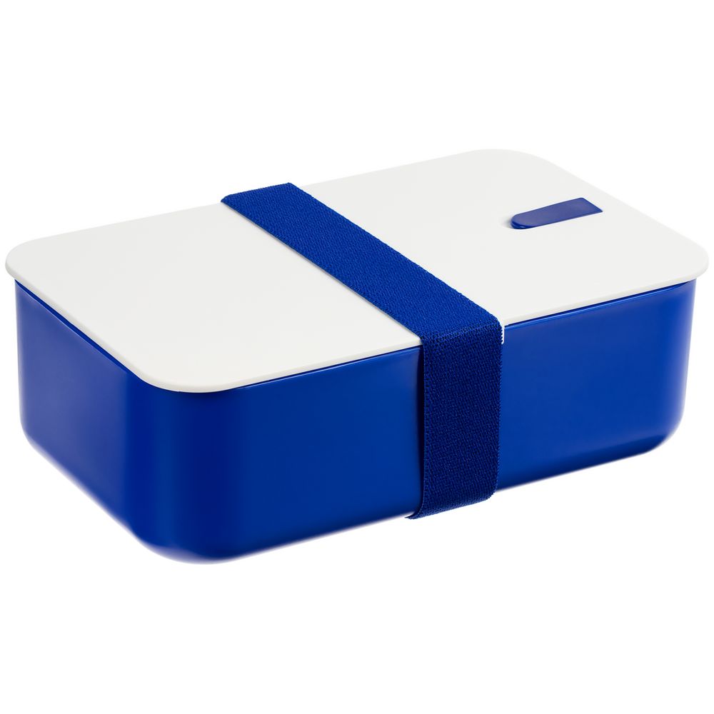 Ланчбокс Lunch Hour, белый с синим — изображение 2