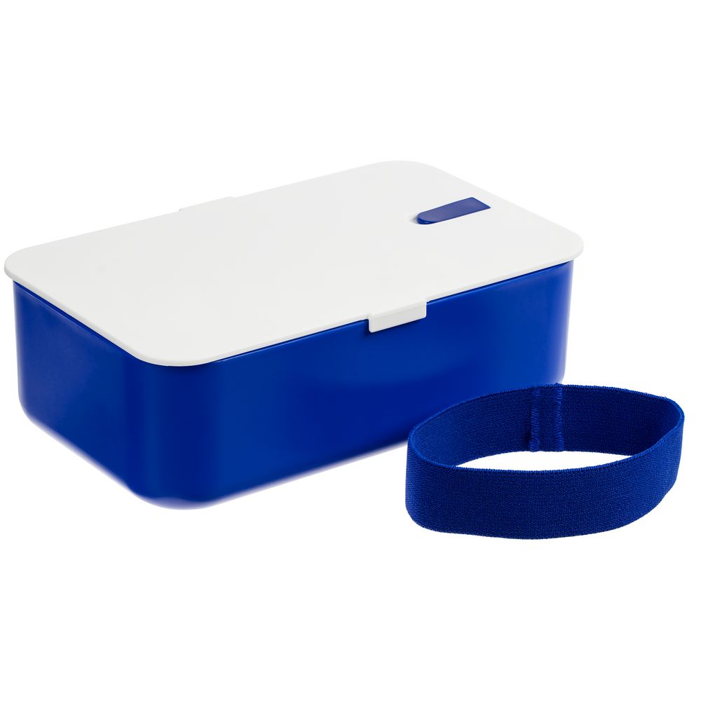 Ланчбокс Lunch Hour, белый с синим — изображение 3