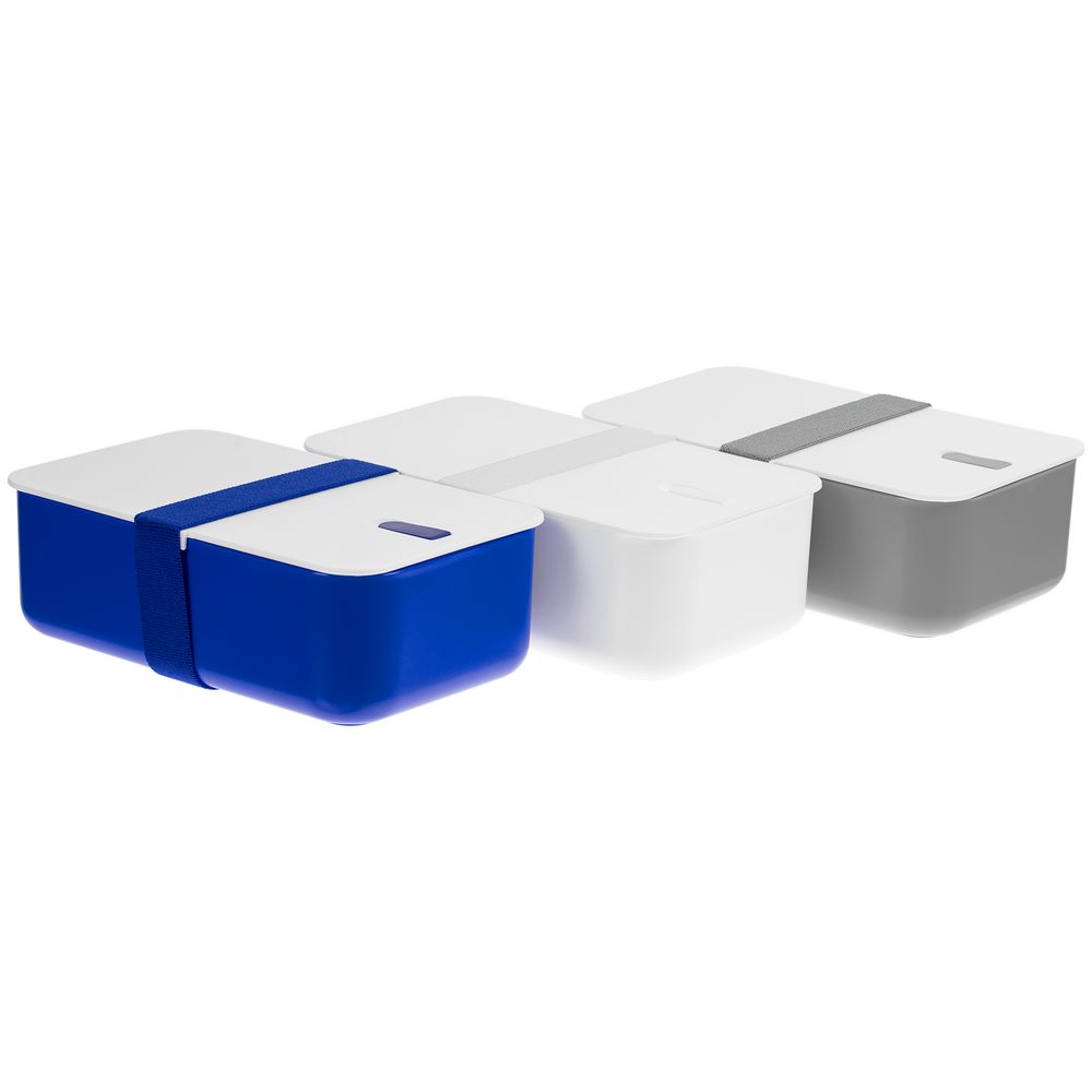 Ланчбокс Lunch Hour, белый с синим — изображение 8