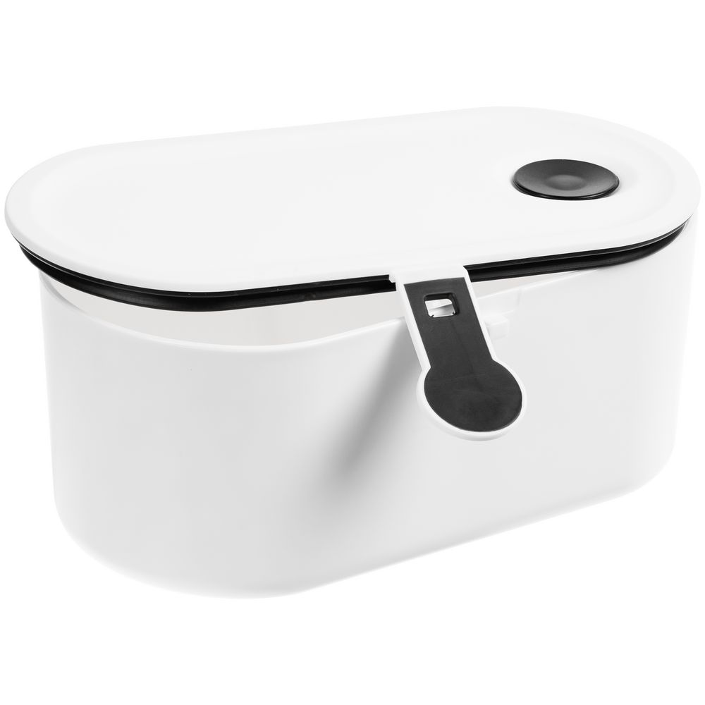 Ланчбокс Lunch Break, белый с черным — изображение 4