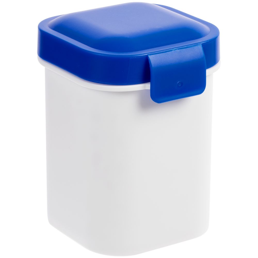 Ланчбокс для снеков Lunch Crunch, белый с синим — изображение 2