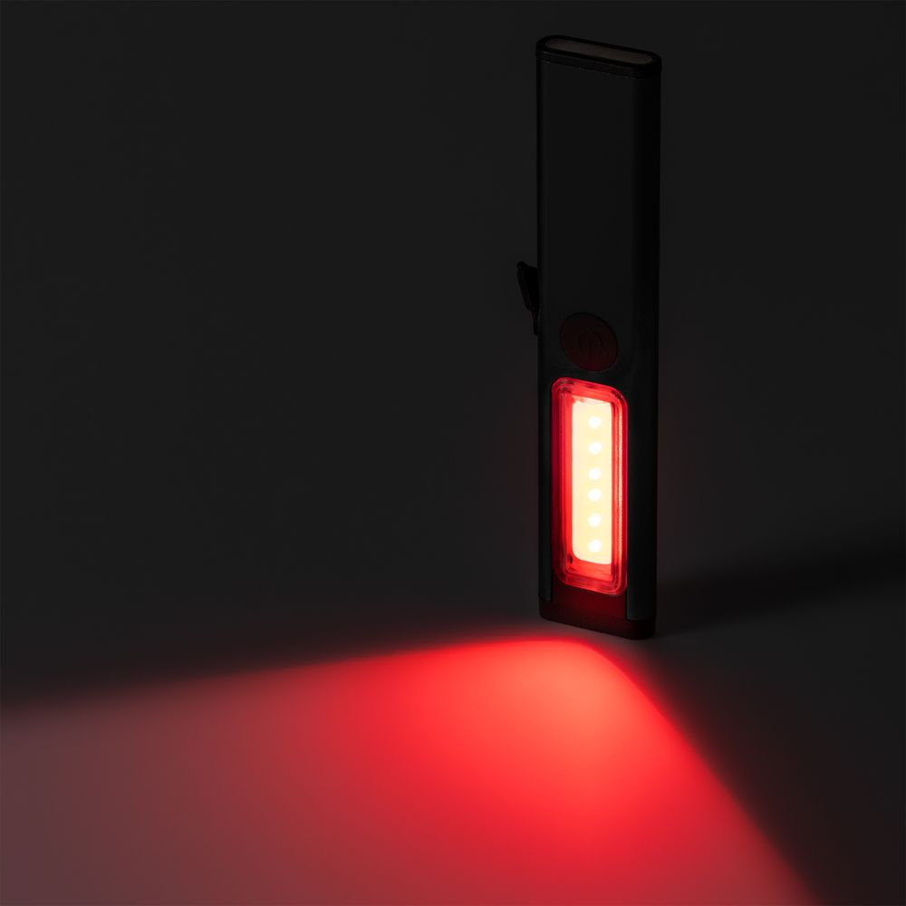 Фонарик-факел аккумуляторный Wallis с магнитом, черный — изображение 9