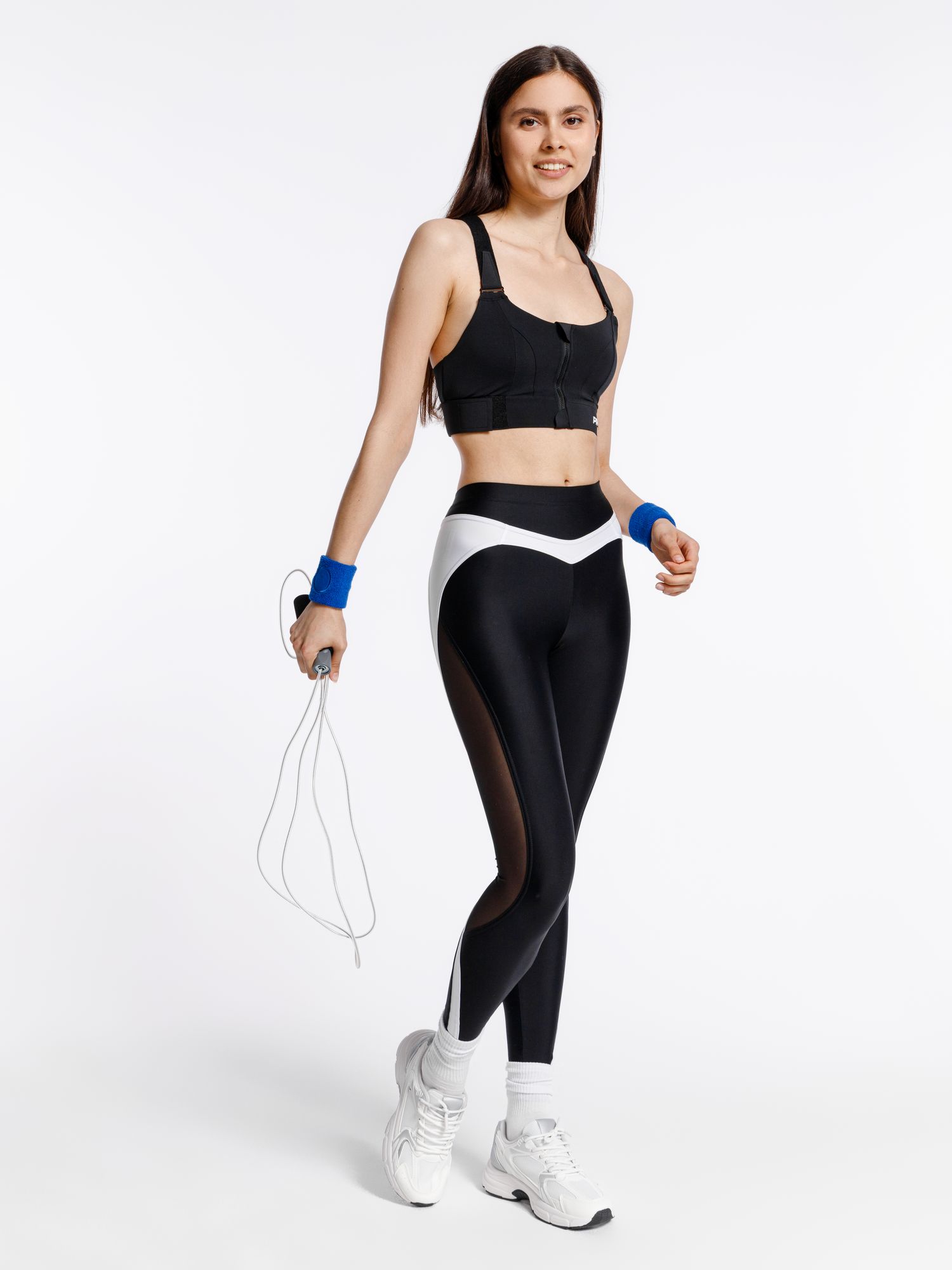 Скакалка скоростная Arriba, черная с серым — изображение 8