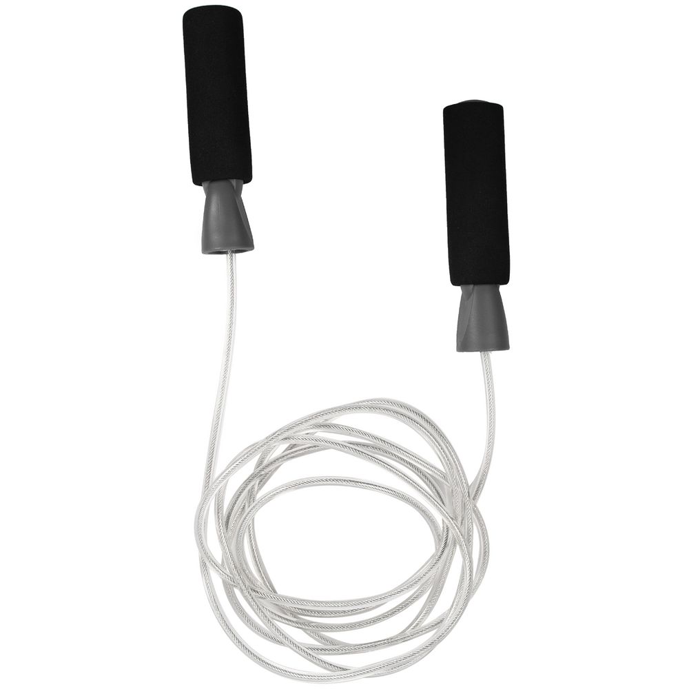 Скакалка скоростная Arriba, черная с серым — изображение 3