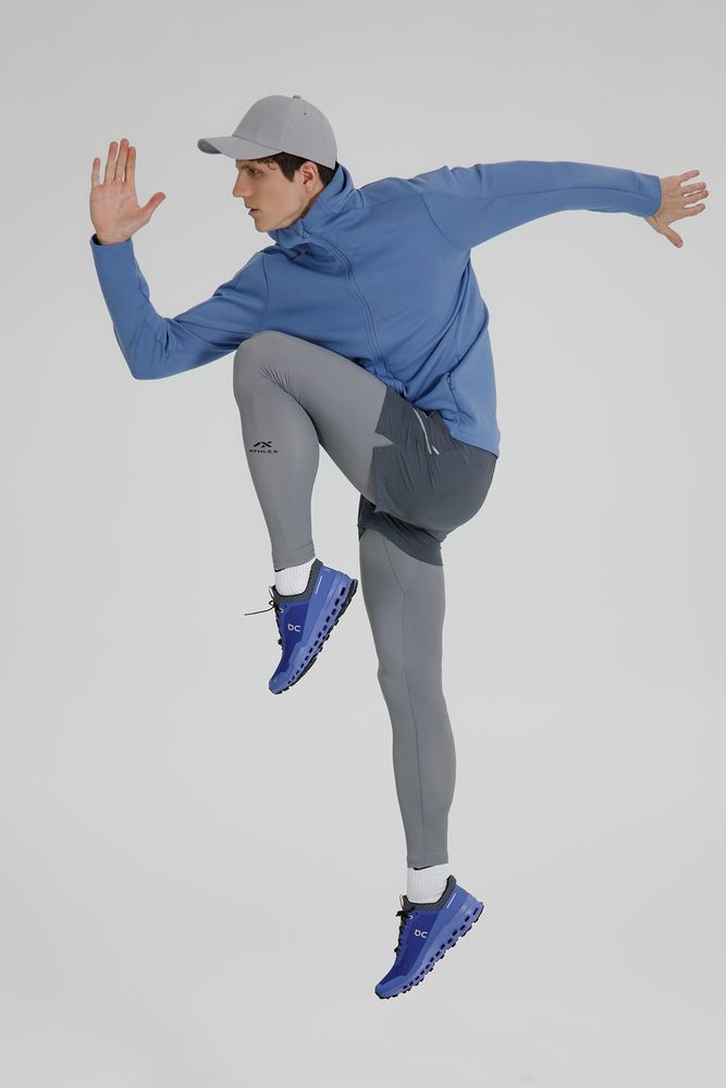 Бейсболка Kosmos, серая — изображение 13