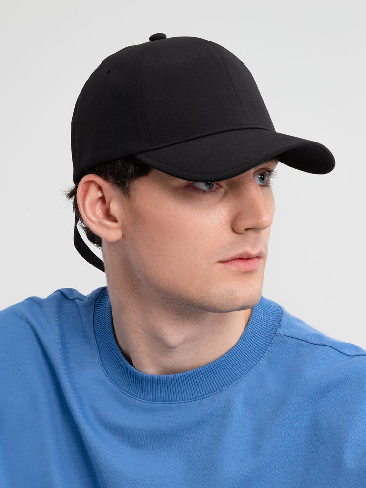 Бейсболка Kosmos, черная — изображение 7