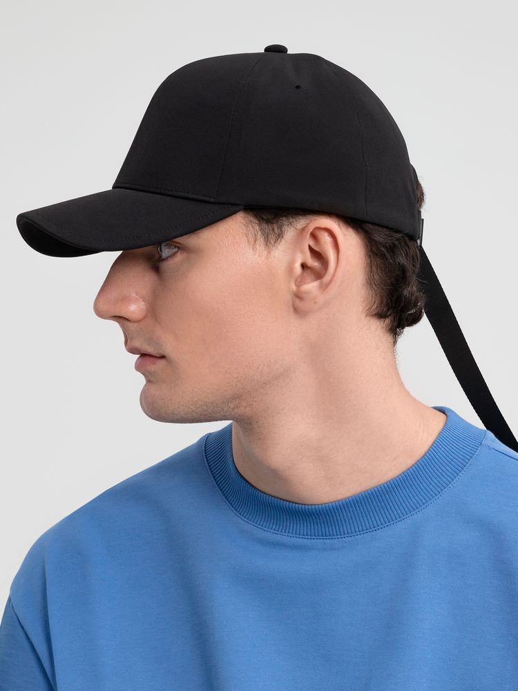 Бейсболка Kosmos, черная — изображение 8