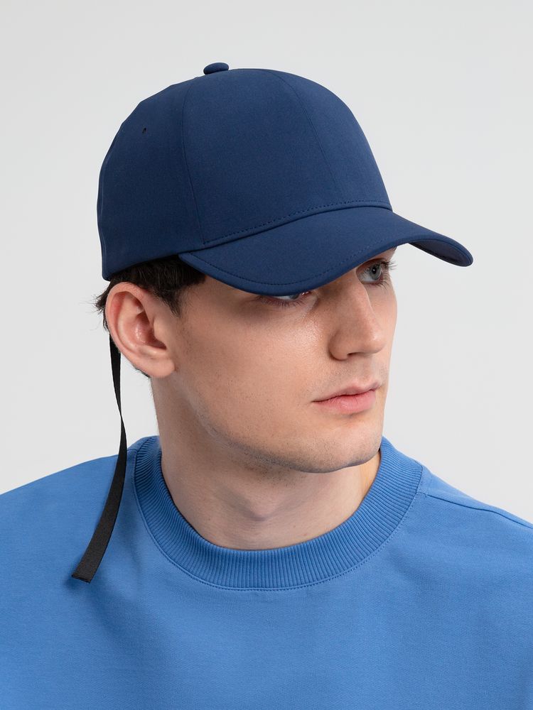 Бейсболка Kosmos, темно-синяя — изображение 10