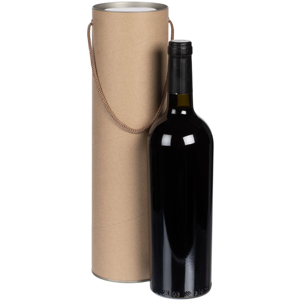 Тубус для бутылки Tinto, крафт — изображение 4