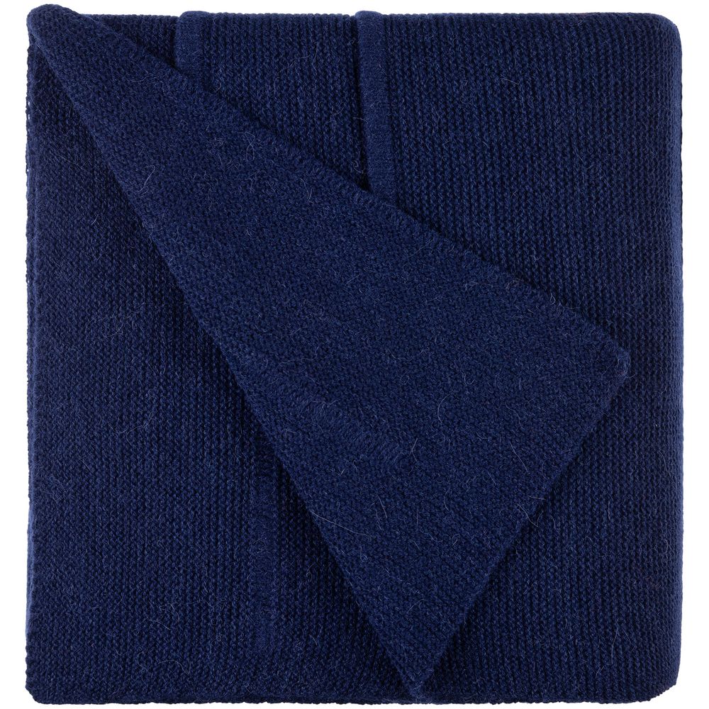 Плед Nessona Alpaca, темно-синий — изображение 4