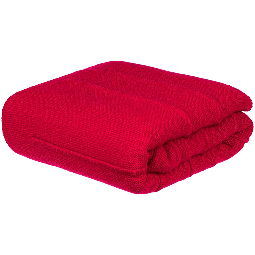 Плед Nessona Alpaca, красный (гвоздика) — изображение 2