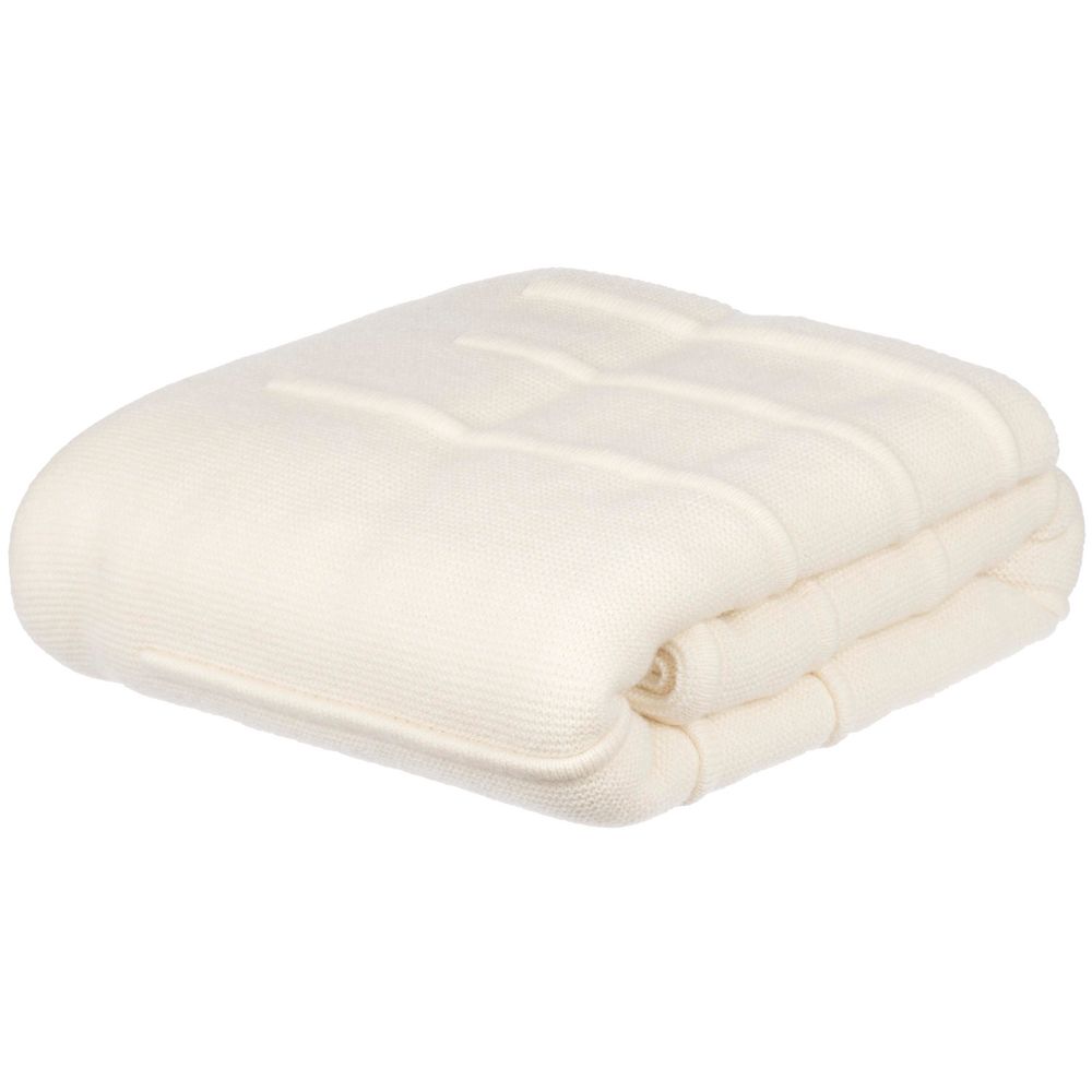 Плед Nessona Alpaca, белый (ванильный) — изображение 2