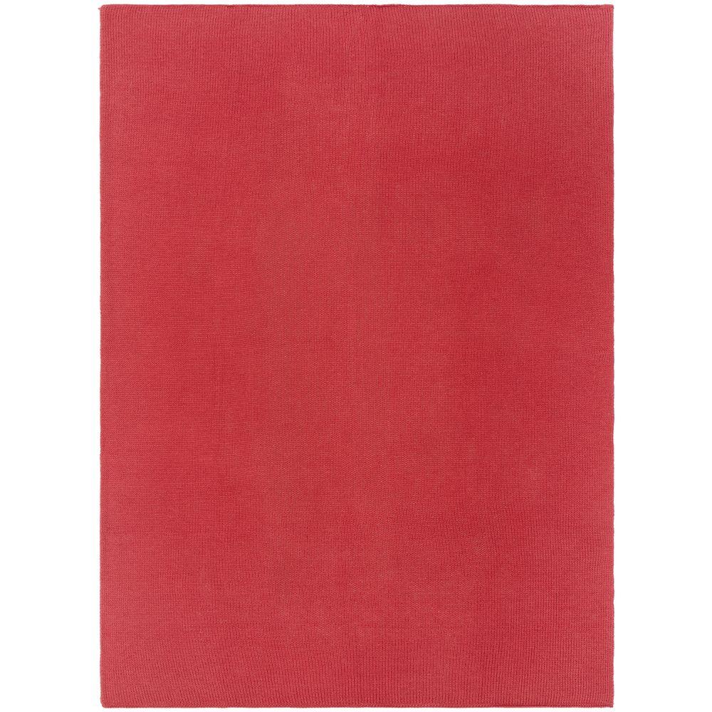 Плед Knitly, красный (коралл) — изображение 5