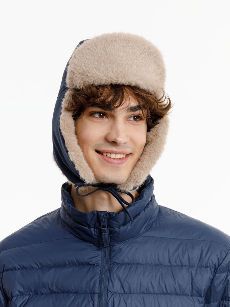 Шапка-ушанка Wasa, темно-синяя — изображение 10